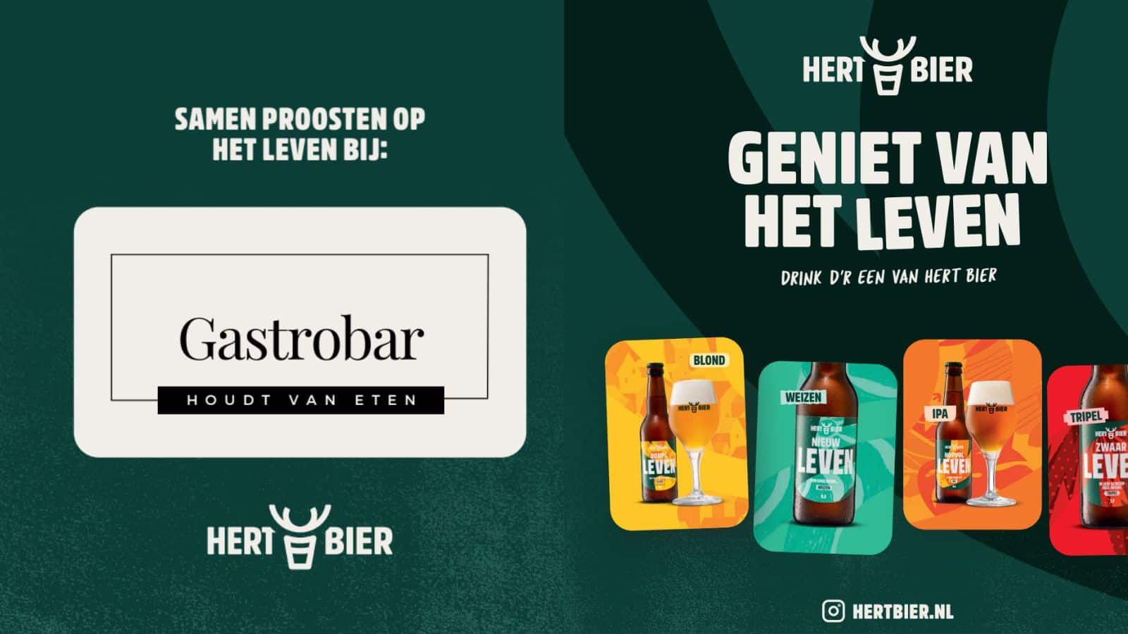Bierkaart Hert speciaalbier Gastrobar Houdt van Eten Groningen 1